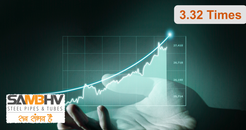 Sambhv Steel Tubes IPO Fully Subscribed, Oversubscribed 3.32 Times by Final Day; Retail and NII Segments Lead Demand 2 sambhav steel ipo gmp