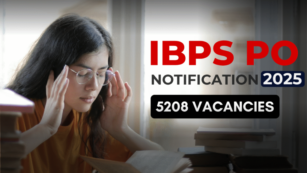 ibps po notification 2025