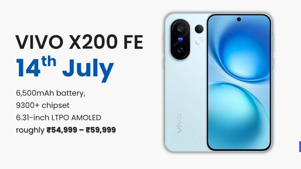 वीवो X200 FE की कीमत भारत में