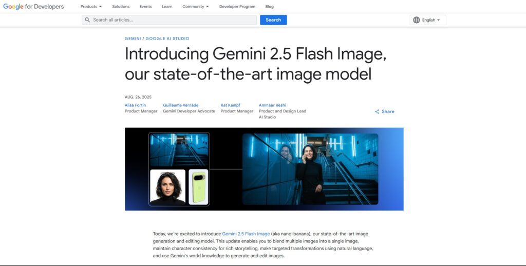 Google Unveils Gemini 2.5 Flash Nano Banana – A Next-Gen AI Image Editing Model 1 Nano Banana